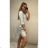 Šaty klasik bavlněné dlhý rukáv dámske (S / M ONE SIZE) TALIANSKA MODA IM4212096