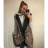 Vesta s kapucí dámská (XL/2XL ONE SIZE) ITALSKÁ MODA IM4212099