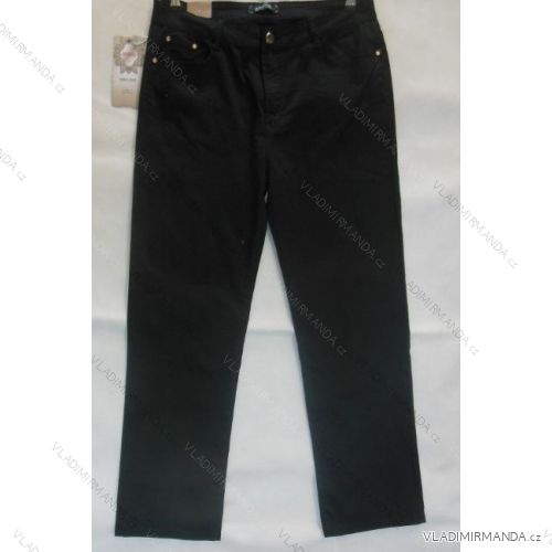 Nohavice plátené dámske nadrozmerné (42-52) SMILING JEANS N450