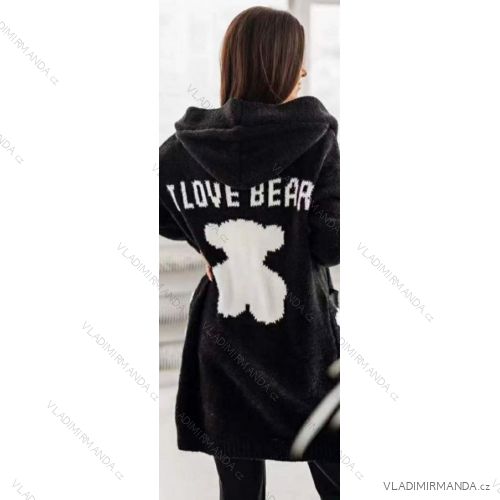 Cardigan pletený dlhý rukáv dámsky (S / M ONE SIZE) TALIANSKÁ MÓDA IMWA216704