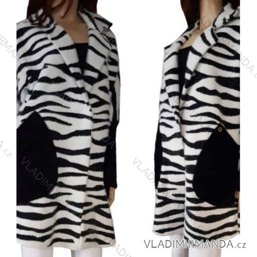 Cardigan alpaka dlhý rukáv dámsky (S / M ONE SIZE) TALIANSKÁ MÓDA IMWA216730