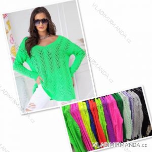 Sveter tenký dlhý rukáv dámsky (S / M ONE SIZE) Poľsko MODA PMWT216768