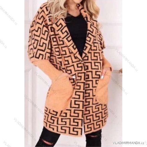 Cardigan dlhý alpaka dlhý rukáv dámsky (S / M ONE SIZE) TALIANSKÁ MÓDA IMWA216644