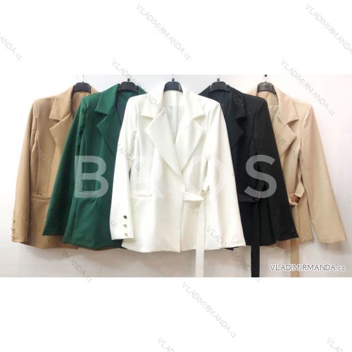 Sako elegantný dlhý rukáv dámske (S-XL) TALIANSKÁ MÓDA IMWG216659