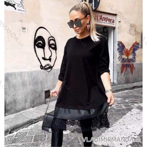 Šaty dlhý rukáv dámske (S / M ONE SIZE) TALIANSKÁ MÓDA IMWA216687