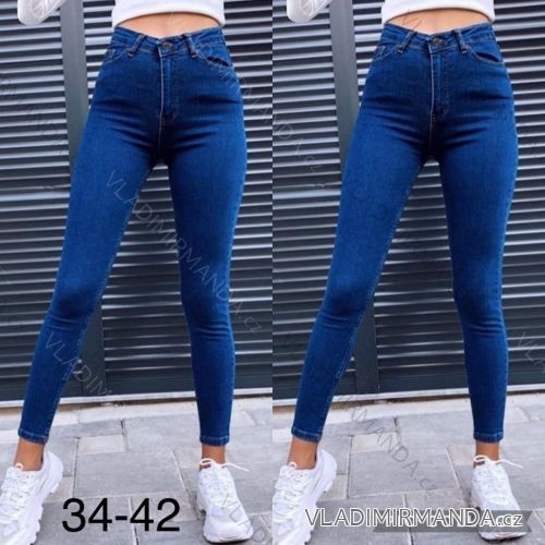 Rifle jeans dlhé dámske (34-42) JEANS JAW216856