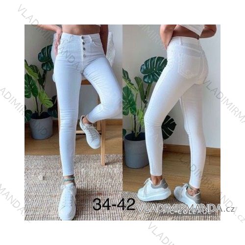 Rifle jeans dlhé dámske (34-42) JEANS JAW216857