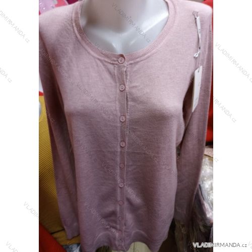 Sveter na gombíky dlhý rukáv dámsky (S-XL) POĽSKÁ MÓDA PME213030
