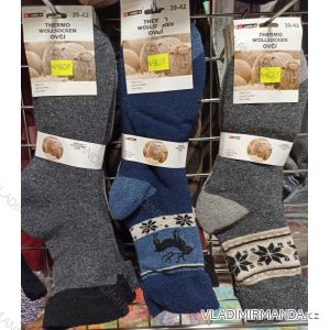 Ponožky teplej ovčej vlnené pánske (39-42, 43-46) LOOKEN LOK21W9601