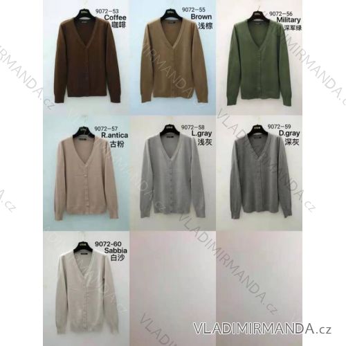 Sveter tenký dlhý rukáv dámsky (S / M ONE SIZE) TALIANSKÁ MÓDA IMM219072