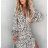 Šaty elegantné dlhý rukáv dámske (S / M.ONE SIZE) TALIANSKÁ MÓDA IMM211310