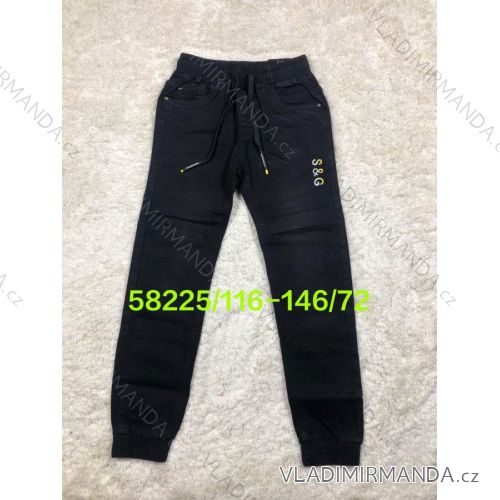 Nohavice rifle jeans detské dorast chlapčenské (116-146) Seagull SEA2158225