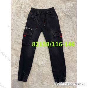 Nohavice rifle jeans detské dorast chlapčenské (116-146) Seagull SEA2182158