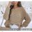 Sveter pletený tenký dlhý rukáv dámsky (S / M / L ONE SIZE) TALIANSKÁ MÓDA IMWL21136