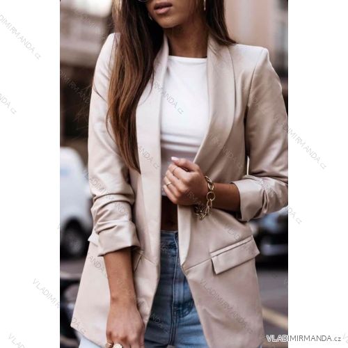 Sako elegantný dlhý rukáv dámske (S-XL) TALIANSKÁ MÓDA IMWE216883