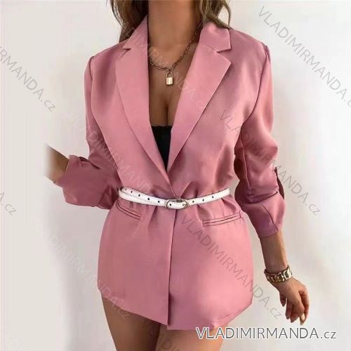 Sako elegantný dlhý rukáv dámske (S-XL) TALIANSKÁ MÓDA IMWE216886