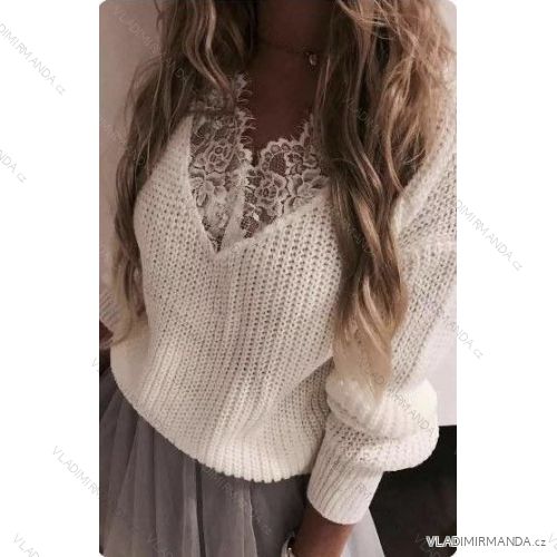 Sveter dlhý rukáv dámsky (S / M ONE SIZE) TALIANSKÁ MÓDA IMWD2168946