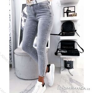 Rifle jeans push up dlhé dámske (XS-XL) MSARA MA621S5226-H
