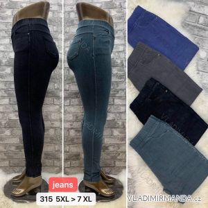 Nohavice jeans dlhé dámske nadrozměr (5XL-7XL) TURECKÁ MÓDA TMWL21315