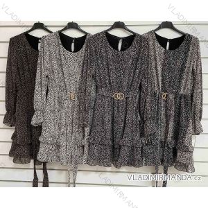 Šaty šifónové dlhý rukáv dámske (S / M ONE SIZE) TALIANSKÁ MÓDA IMWC216951