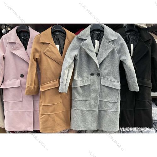 Kabát flaušový dámsky (S-XL) TALIANSKÁ MÓDA IMWM216983