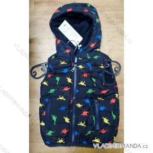 Vesta s kapucňou na zips detská chlapčenská (1-5 rokov) Tuzzi TURECKÁ MÓDA TM221065