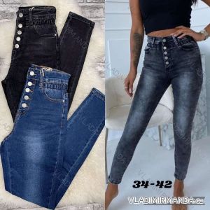 Rifle jeans dlhé dámske (34-42) JEANS JAW21221