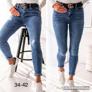 Rifle jeans dlhé dámske (34-42) JEANS JAW21222