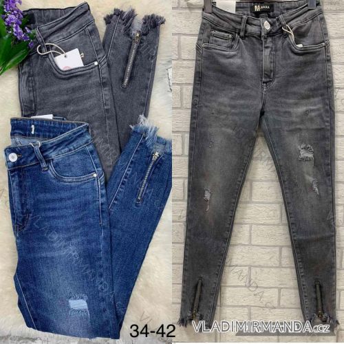 Rifle jeans dlhé dámske (34-42) JEANS JAW21235