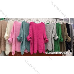 Sveter tenký oversize dlhý rukáv dámsky (L/XL ONE SIZE) TALIANSKÁ MÓDA IMWC217152