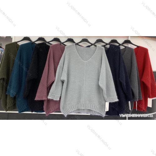 Sveter tenký dlhý rukáv dámsky (L / XL ONE SIZE) TALIANSKÁ MÓDA IMWD217180
