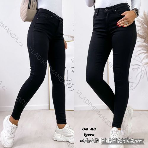 Nohavice dlhé dámske (34-42) JEANS JAW21238