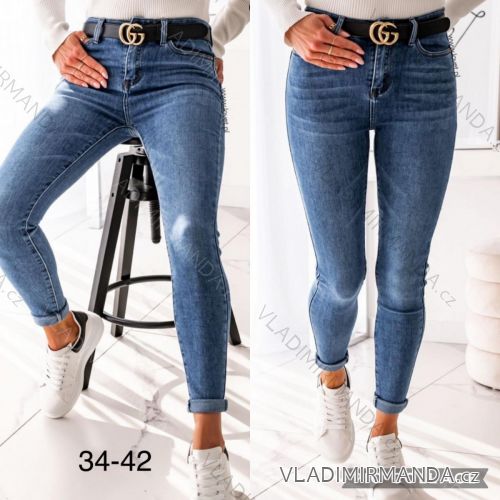 Rifle jeans dlhé dámske (34-42) JEANS JAW21244