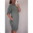 Šaty klasik dlhý rukáv dámske (L/XL ONE SIZE) TALIANSKÁ MÓDA IM721301
