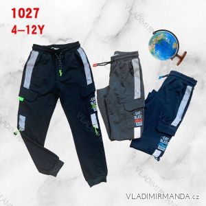 Tepláky dlhé detské dorast chlapčenské (4-12 LET) TALIANSKÁ MÓDA HKW21GBH1027