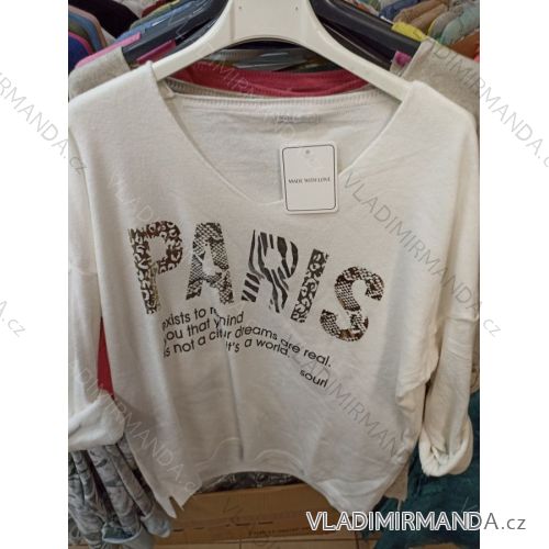 Tunika teplá dlhý rukáv dámska (S / M ONE SIZE) TALIANSKÁ MÓDA IM521151