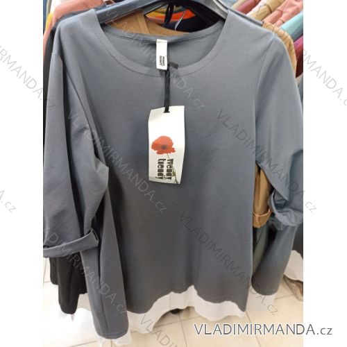 Tunika dlhý rukáv dámska (M / L ONE SIZE) TALIANSKÁ MÓDA IM521153