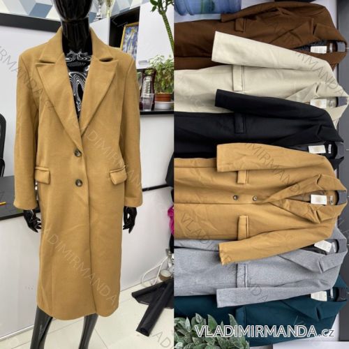 Kabát dlhý rukáv dámsky (S / M ONE SIZE) TALIANSKÁ MÓDA IMWB217206