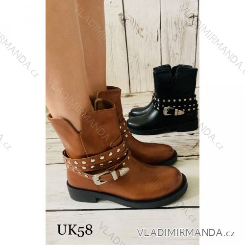 Topánky členkové dámske (36-41) SSHOES OBUV OBSS21UK58