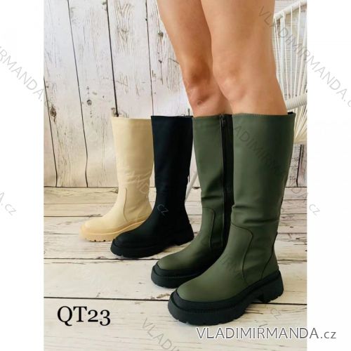 Čižmy vysoké dámske (36-41) SSHOES OBUV OBSS21QT23