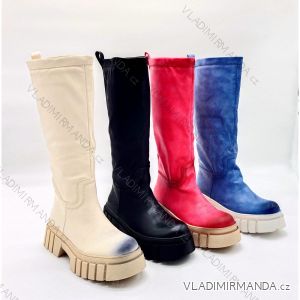Čižmy vysoké dámske (36-41) SSHOES OBUV OBSS21RB130