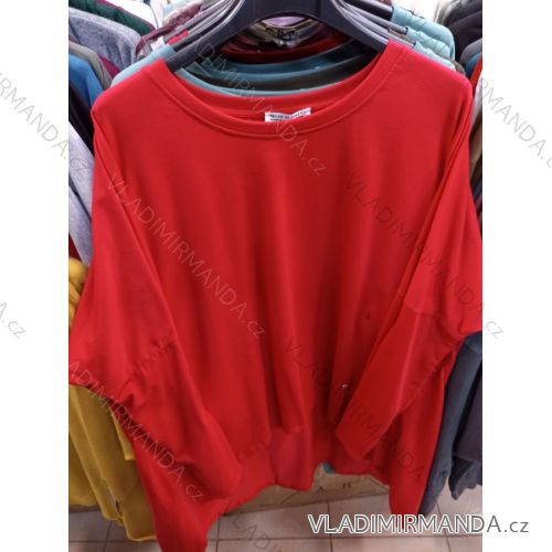 Tunika oversize dlhý rukáv dámske (L / XL ONE SIZE) TURECKÁ MÓDA TMA21015