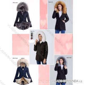 Bunda zimná s kapucňou dámska (S-2XL) POĽSKÁ MÓDA HKW21B532-1026