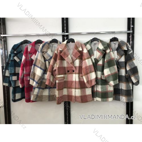Kabát dámsky (S / M ONE SIZE) TALIANSKÁ MÓDA IMR21415