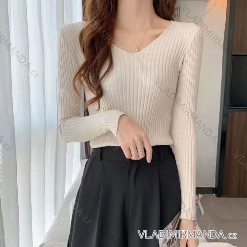Sveter dlhý rukáv dámsky (S / M ONE SIZE) TALIANSKÁ MÓDA IMWG217221