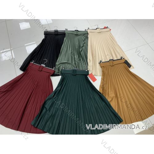 Sukňa dlhá skladaná dámska (S / M ONE SIZE) TALIANSKÁ MÓDA IMWD217257
