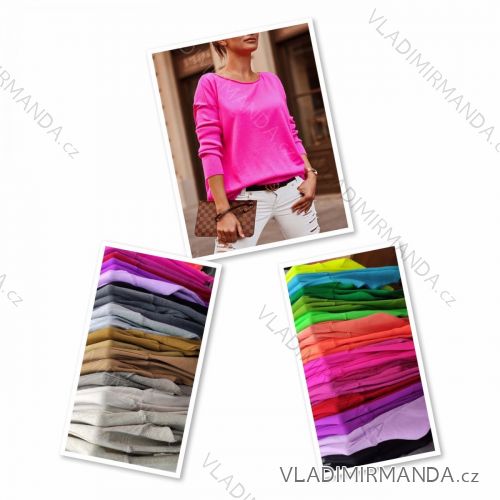 Sveter dlhý rukáv dámsky (S / M ONE SIZE) TALIANSKÁ MÓDA IMWD217279