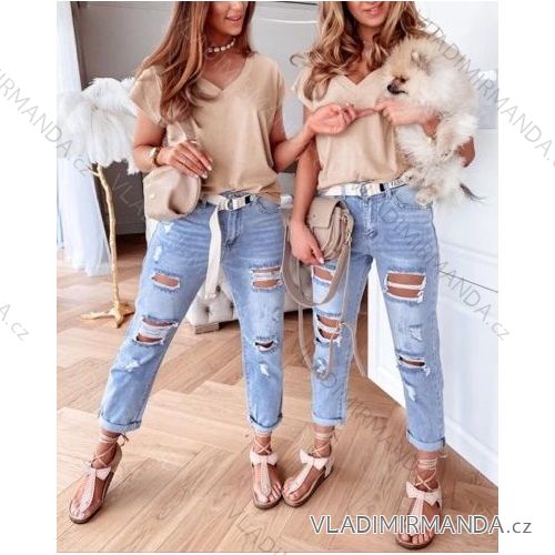 Rifle jeans dlhé dámske (XS-XL) RE-DRESS RED21202