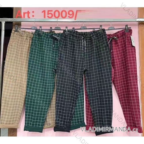 Nohavice dlhé dámske nadrozměr (3XL / 4XL ONE SIZE) TALIANSKÁ MÓDA IMWQ2115009A