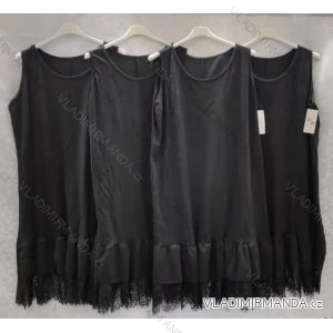 Šaty bez rukávov dámska nadrozměr (3XL / 4XL ONE SIZE) TALIANSKÁ MÓDA IMWQ21209